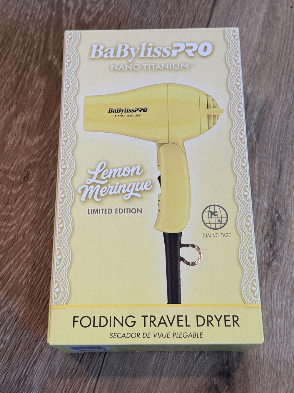 BaBylissPRO Lemon Meringue Travel Blowdryer - Picture 3 of 5